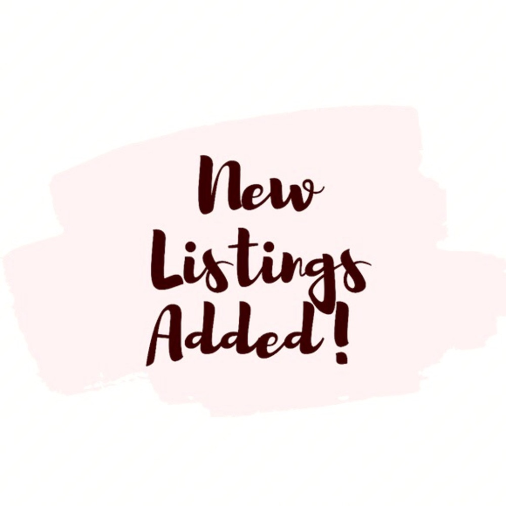 New items, keep scrolling :)
